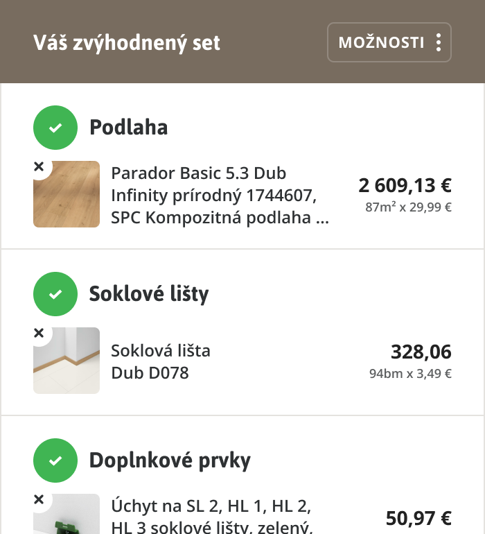 Váš zvýhodnený set